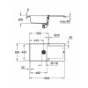 Мойка GROHE K500 с одной чашей, 1000 x 500 мм, черный гранит (31645AP0)