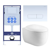 SET AQUATEK АЛЬТАИР-013 4в1 (рама AQUATEK Standard INS-0000012+крепеж KKI-0000002+клавиша KDI-0000013+унитаз АЛЬТАИР AQ1980-00 с тонким сиденьем soft- SET AQUATEK АЛЬТАИР cm-013 4в1