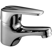 D40-11 Смеситель одноручный (40 мм) для умывальника, монолитный, хром D40-11 D40-11