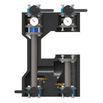 Насосная группа, ELSEN, прямая, фланцевая DN 50 PN10, без насоса