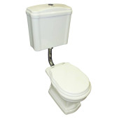 Ceramica Althea ROYAL унитаз напольный приставной,55х36х40 слив в пол, белый. 40288bi
