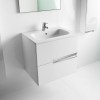 Roca Victoria Nord Ice edition Тумба подвесная 60x45x55см, c 2 ящиками, цвет: белый. Z.RU93.0.273.0