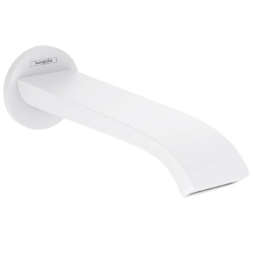 Hansgrohe Vivenis Излив для ванны, настенный, цвет: белый матовый. 75410700