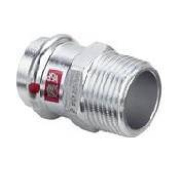 Переход Prestabo c SC-Contur, 15x1/2, из оцинкованной стали, с многогранником, с наружной резьбой, модель 1111