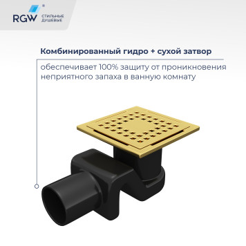 Душевой лоток Drain Leo-01-10Gb-2