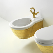 Globo Paestum Биде подвесное 57х38см с 1 отв. под смеситель, с комплектом креплений, цвет: Marble A04. PAS10.A04*1