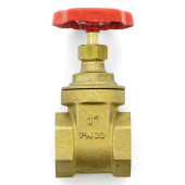 Задвижка клиновидная ВВ латунная PN20 UNI-FITT 1