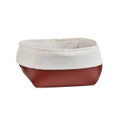 ADJ Корзина для хлеба, 15x15xH7 см., цвет: бордо/коньяк. 0039.30/09