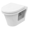 TOTO CF Унитаз 355x540x345мм с сиденьем, подвесной, безободковый, Tornado Flush, CeFiONtect, цвет: белый