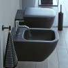 Duravit Happy D.2 Plus Биде подвесное 35.5x54см, с переливом 1 отв для смес. , цвет: антрацит матовый