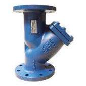 Фильтр сетчатый наклонный фланцевый, PN16, DN50, чугун (ст.арт. F3240-0050)