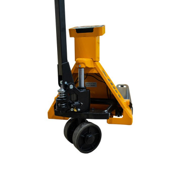 Тележка гидравлическая 2500 кг 1150 мм XILIN BFC25 с весами (полиуретановые колеса)-4