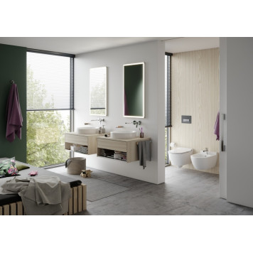 SM25SL Smart унитаз подвесной, с тонким сиденьем с микролифтом, Serel SM25SL-2