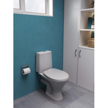 1P2103S0000BF Унитаз-компакт Грация белый, 2-х режимный, сидение полипропилен, гор вып 1.P210.3.S00.00B.F-11