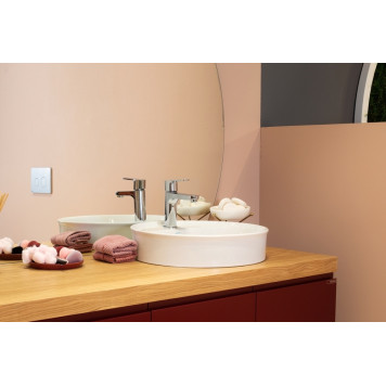 2058TXS110H MINIMAL круглая раковина для установки на столешницу 46х46 см, Serel 2058TXS110H-3