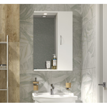 ИДЕАЛ-01 Зеркало 520х820х176, бел IDLSAMR56019W1-4