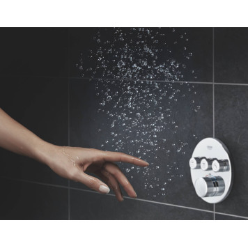 29121000 Grohtherm SmartControl Внешняя часть термостатического смесителя на 3 выхода, хром 29121000-5