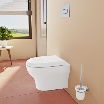 7786B003-0075 Подвесной безободковый SmoothFlush унитазZentrum Round(НУЖНА КРЫШКА 801-003-019) 7786B003-0075-2