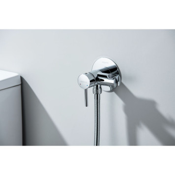 AQ1021CR ЕВРОПА комплект для гигиенического душа встроенный (смеситель + гигиеническая лейка + шланг) AQ1021CR-8