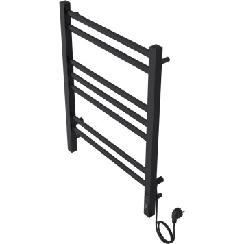 Поларис П7 500х700 электрический (quick touch) Полотенцесушитель Aquatek (черный муар) AQ EL KO0770BL-2