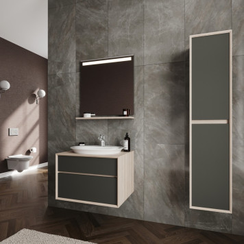 HR34TXS110H HERA овальная раковина для установки в столешницу 46х60 см, с отверстием под смеситель, Serel HR34TXS110H-2