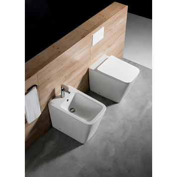 AQ1266N-00 ЛИБРА New Биде напольное 560х370х400, крепеж AQ1266N-00-7