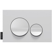 E20859-00-MWH Панель смыва круглый дизайн, мат белый и глянц белый E20859-00-MWH