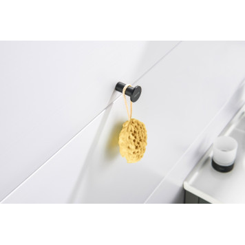 AQ4401MB ЛИРА крючок, матовый черный AQ4401MB-4