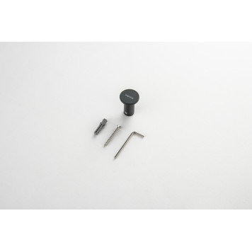 AQ4401MB ЛИРА крючок, матовый черный AQ4401MB-5