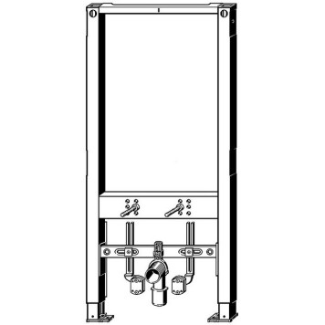 776442 Prevista Dry инсталляция для подвесного биде (без крепежа),1120 мм, модель 8568 776442-1