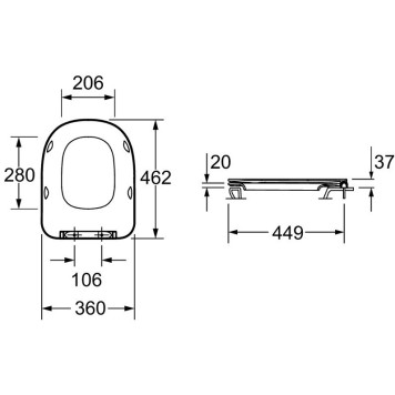 E21773RU-00 Унитаз c инсталляцией Jacob Delafon Modern Life, сиденье микролифт, клавиша хром (E29025+E20858-CP+E77168+E77725) E21773RU-00-7