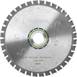 Пильный диск с мелким зубом 210x2,2x30 F36 (493351)