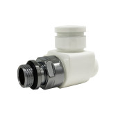 Вентиль запорный SR Rubinetterie прямой серияPrestigeMinimal1/2 цвет белый 0354-1500VC0A