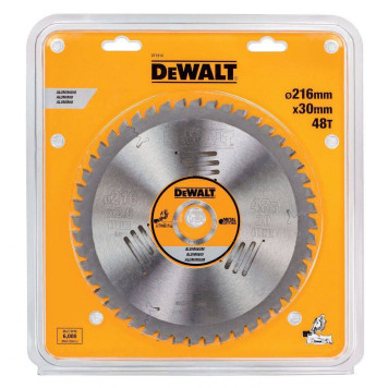 Диск пильный DeWalt твердосплавный 216х30 мм, 48 зубьев CONSTRUCTION DT1914