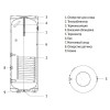 Комплект Baxi бойлер напольный INDIRECT F 200 + котел настенный ECO Nova 1.24F 24 кВт одноконтурный закрытый