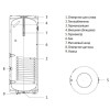 Комплект Baxi бойлер напольный INDIRECT F 150 + котел настенный ZENA MS 24 FF 24 кВт одноконтурный закрытый