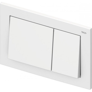 TECEbase 9240700 Панель смыва, 2 режима, 145х214х18 мм, пластик, белый 9240700
