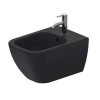 Duravit Happy D.2 Plus Биде подвесное 35.5x54см, с переливом 1 отв для смес. , цвет: антрацит матовый