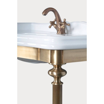 TW Bristol 874.2, Консоль напольная 105х56см., с раковиной на 1 отв., цвет:бронза. TWBR874.2br, AR874bi*1-2