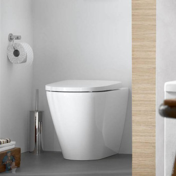 Duravit D-Neo Унитаз 37х58х40см., напольный, безободковый, слив в стену, цвет: белый-7