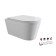 Alice Hide Round Унитаз 57х37см., подвесной, безободковый, с сиденьем и крышкой с микролифтом, с набором для крепления, цвет: белый глянцевый. 31170101SET