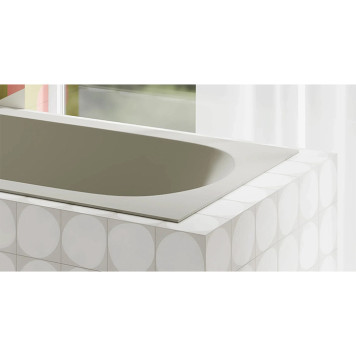 Salini Ornella Kit Ванна 170х80х60см., встраиваемая, S-Sense, донный клапан, сифон, щелевой слив-перелив, цвет: белый глянцевый. 102414G-4