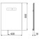 TECELux для установки унитаза -биде (DURAVIT) с верхней панелью из черного стекла с сенсорным блоком управления sen-Touch и нижней панелью стекло черное. 9650003, 9650107