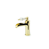 Boheme Vogue Смеситель для раковины, излив каскад 7,7 см, цвет: gold 211-SW