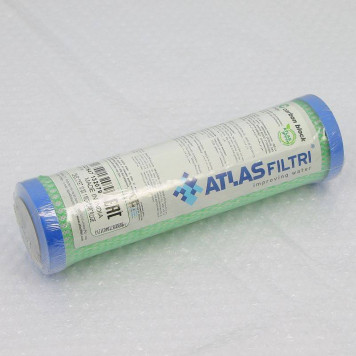 Картридж 10 Atlas Filtri 1 мкм прессов. уголь, защитный бактер. слой (CB-EC CYST) SX-1