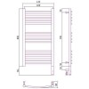 Сунержа Богема 3.0 Полотенцесушитель электрический 40x80h, прав., цвет: мат. черный 31-5803-8040