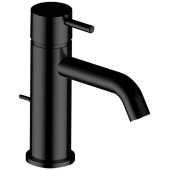 CISAL Less New Смеситель однорычажный для раковины на 1 отверстие с донным клапаном, цвет: черный матовый . LN00051040