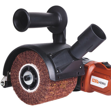 Машина брашировальная аккумуляторная бесщеточная REDVERG RD-BM18BL/U (без акк, без з/у)-5