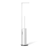 Decor Walther Mikado SBK Напольная стойка 73.5см., с ершиком и бумагодержателем, цвет: белый матовый. 0522350