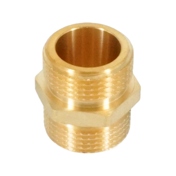 Ниппель, ELSEN, Metalit, НН, 1, 1, латунь, равнопроходной, CN